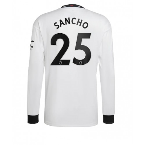 Manchester United Jadon Sancho #25 Bortedrakt 2022-23 Langermet Manchester United Jadon Sancho #25 Bortedrakt 2022-23 Langermet